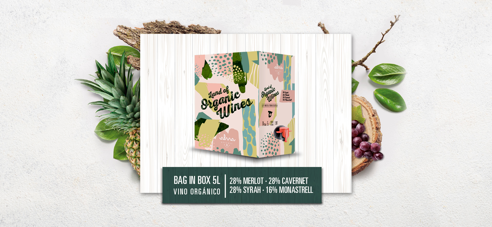 Alma Organic Wines - Caja Baggin Box